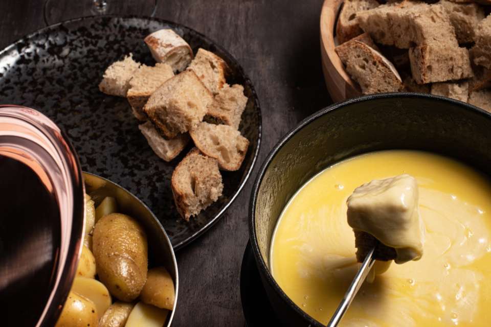 Fondue et fromage au restaurant Bottleneck