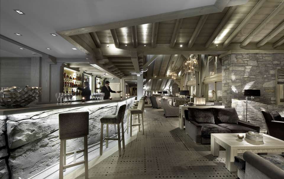 Le 8611 Bar, Le K2 Palace à Courchevel 1850, apéritif restauration et tea time