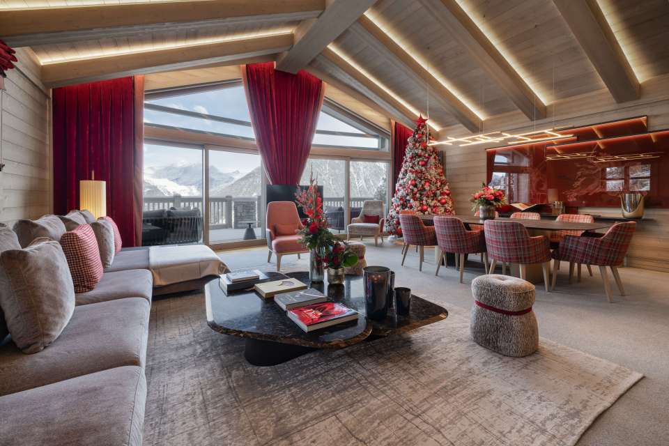 Nouvelle extension K2 Palace Suite-Chalet hôtel de luxe à Courchevel 1850